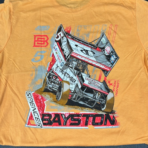 Spencer Bayston Sprint Car Racing Tee Shirt Large - Picture 5 of 7